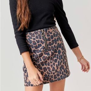 𑁍 Hayden LA cheetah mini skirt